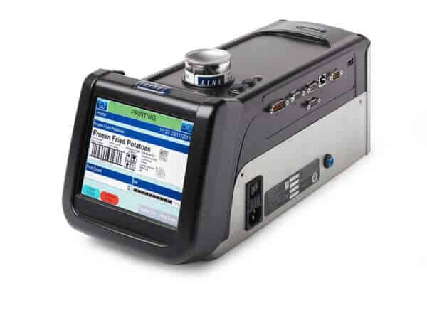 Portable barcode label printer for industrial and retail labeling needs.
