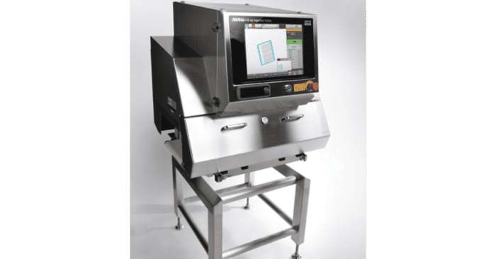 High-precision industrial inspection system with touchscreen interface for quality control.