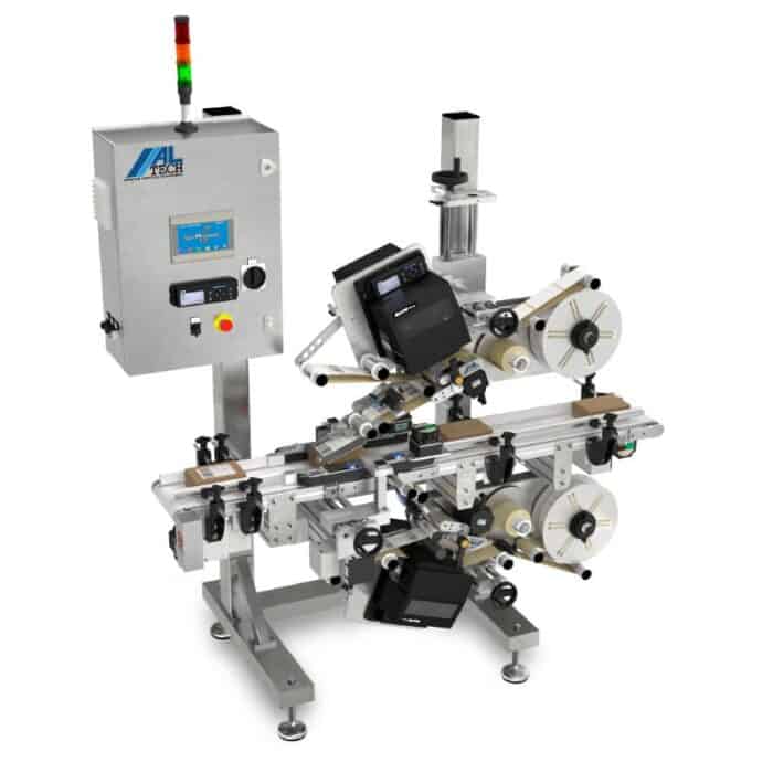 Automatic Labeling Machine for Industrial Packaging Efficiency and Precision.