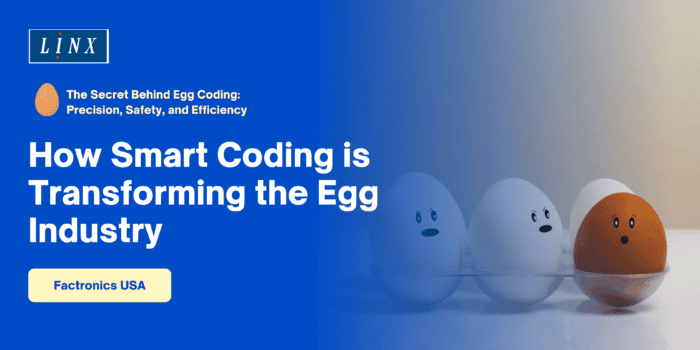Egg coding technology and automation at Factronics USA for the egg industry.