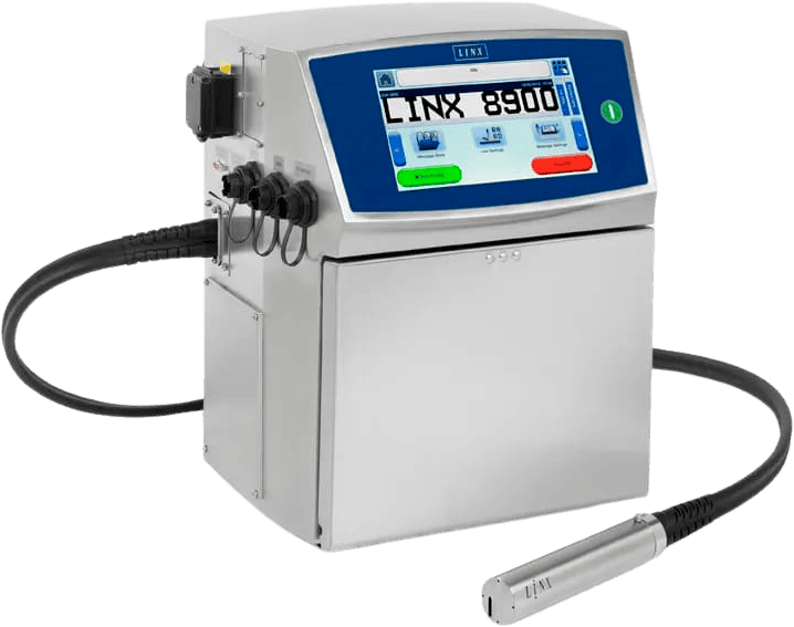 Line tension testing device for industrial quality control and material testing.