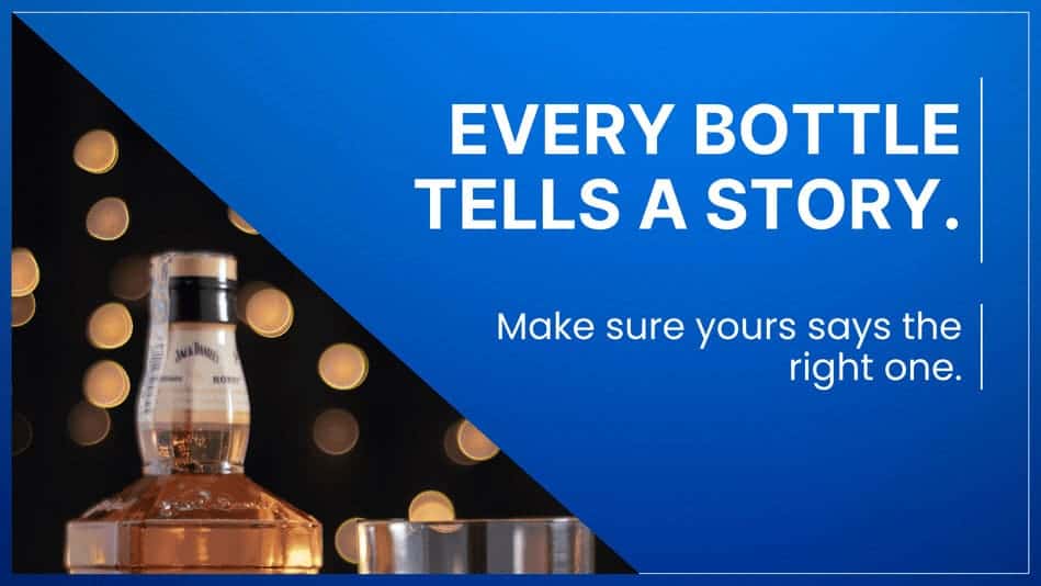 Bottle labeling and packaging equipment for custom and high-quality bottles.